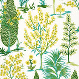 Schumacher Pandora Embroidery Green Fabric