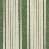 Schumacher Ojai Stripe Leaf Green Fabric