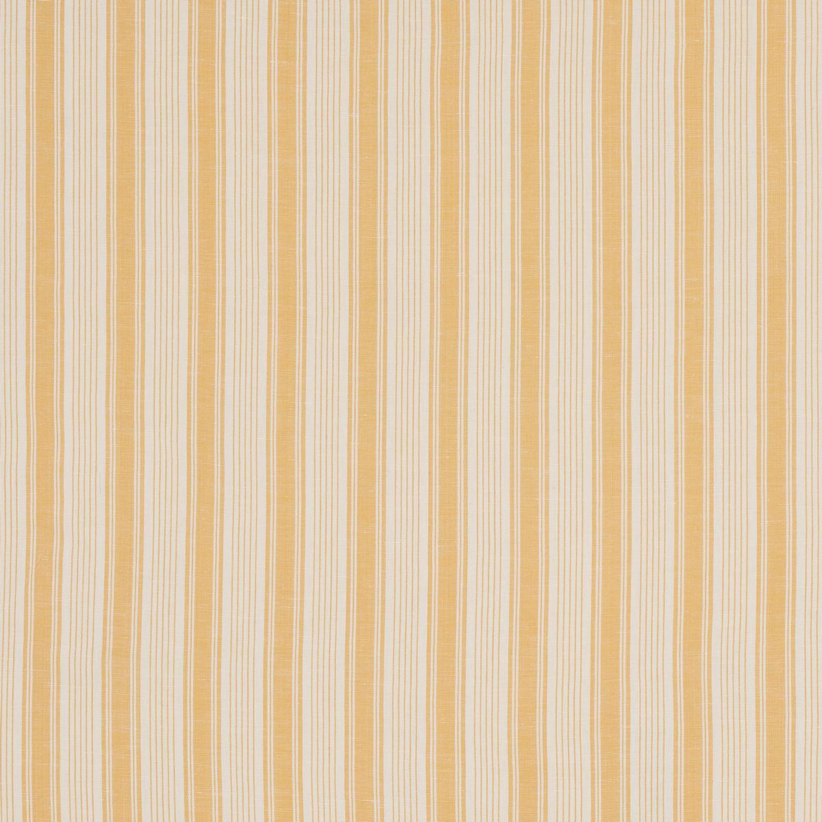Schumacher Ojai Stripe Yellow Fabric