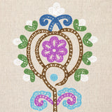 Schumacher Estrella Embroidery Jewel Fabric
