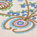Schumacher Estrella Embroidery Jewel Fabric