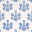 Schumacher Estrella Embroidery Porcelain Fabric