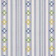Schumacher Rhodes Stripe Sky Fabric