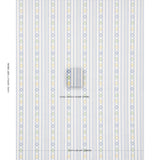 Schumacher Rhodes Stripe Sky Fabric