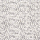 Schumacher Ivins Embroidery Grey Fabric