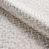 Schumacher Ivins Embroidery Grey Fabric