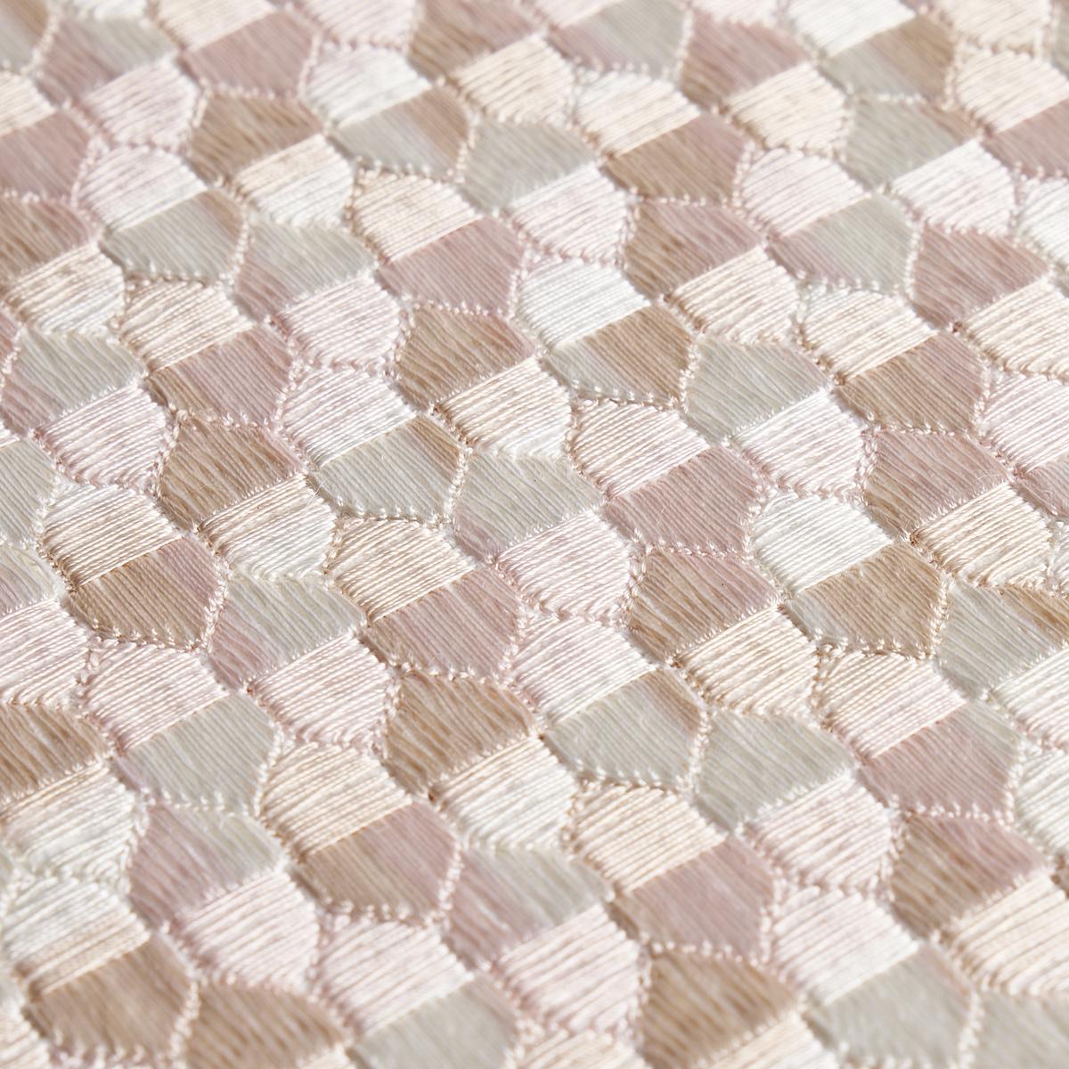 Schumacher Ivins Embroidery Blush Fabric – DecoratorsBest