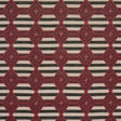 Schumacher Manta Performance Red & Black Fabric
