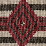 Schumacher Manta Performance Red & Black Fabric