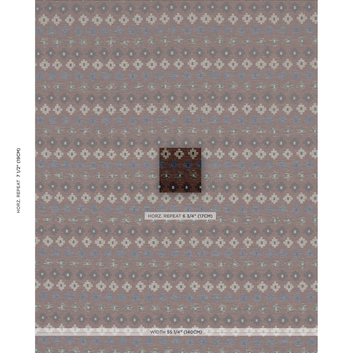Schumacher Ayumi Performance Russet Fabric