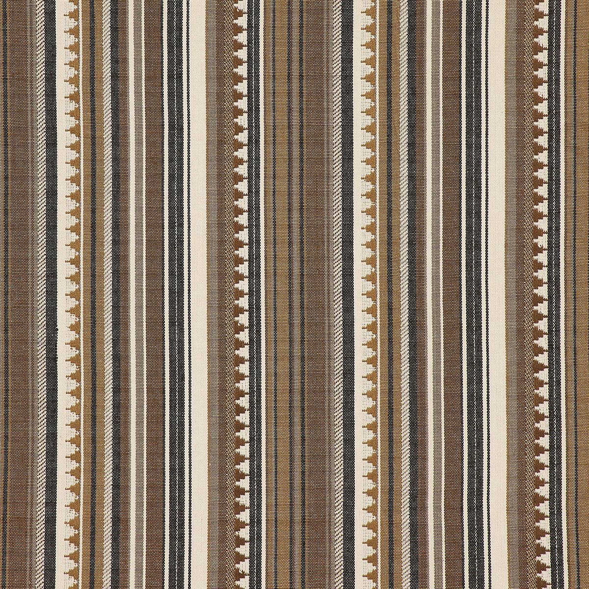 Schumacher Zuni Stripe Dune Fabric