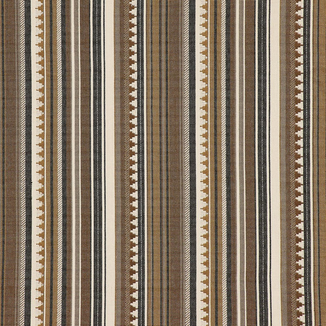 Schumacher Zuni Stripe Dune Fabric