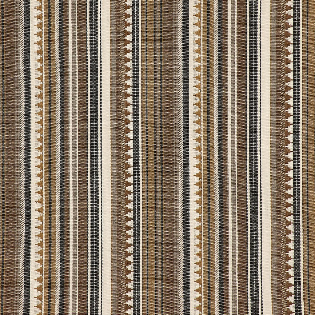 Schumacher Zuni Stripe Dune Fabric