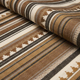 Schumacher Zuni Stripe Dune Fabric