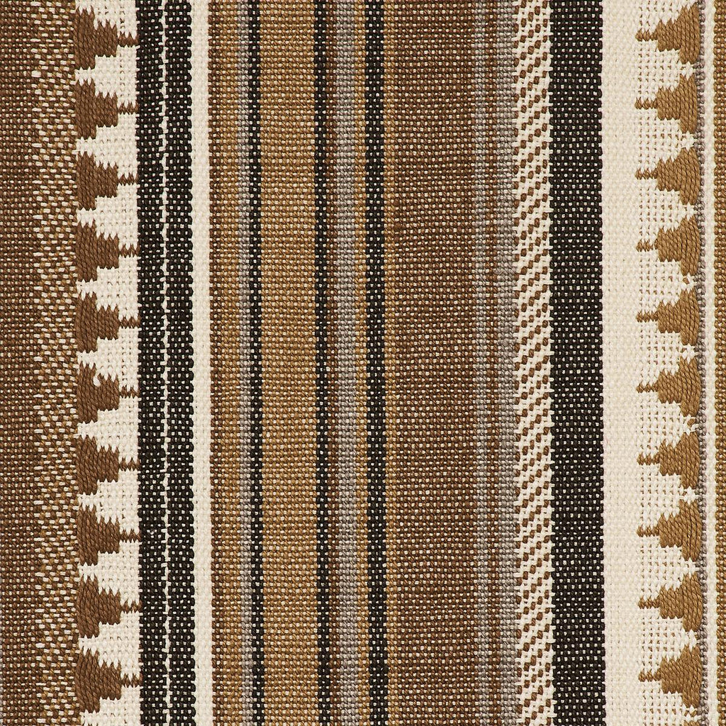 Schumacher Zuni Stripe Dune Fabric