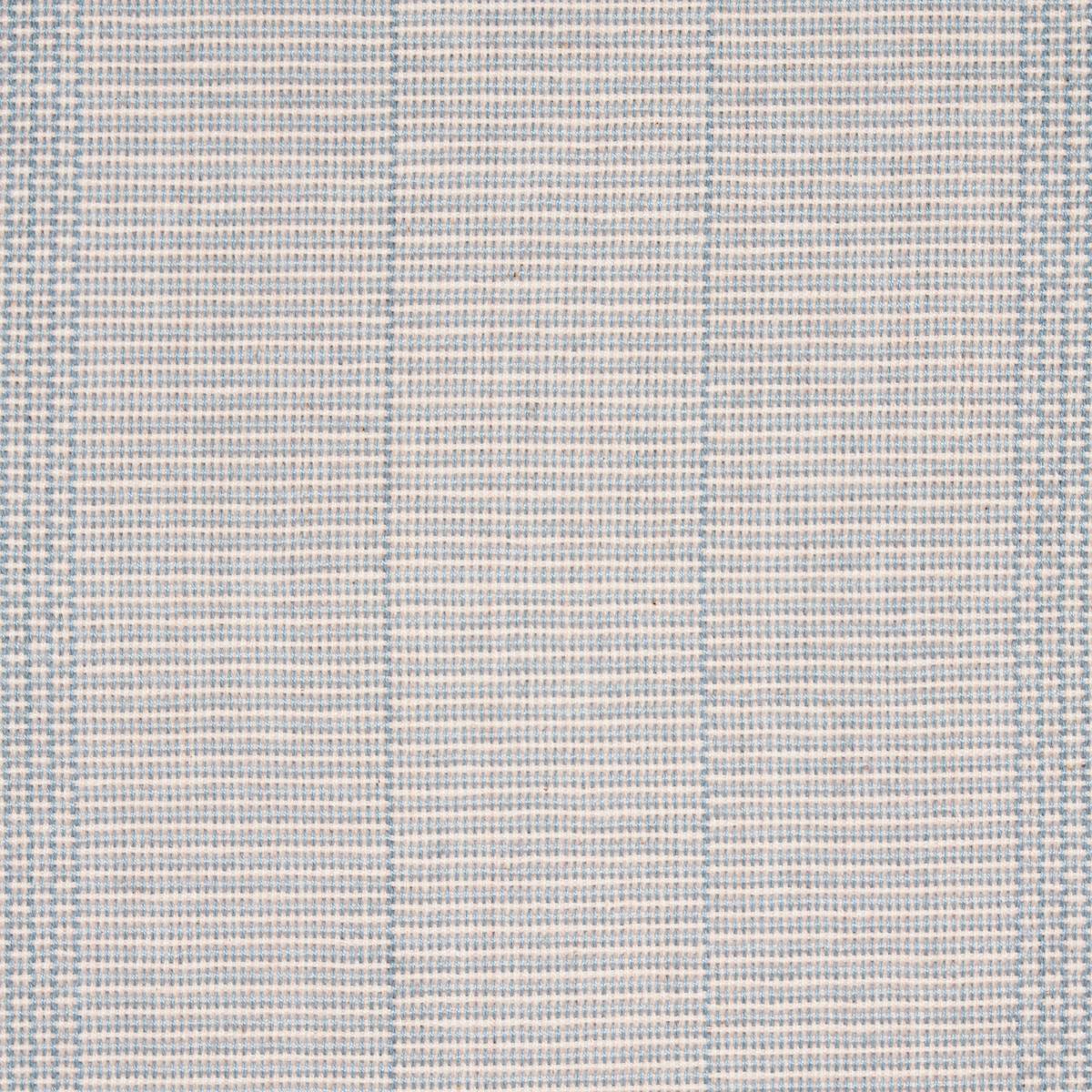 Schumacher Ipala Hand Woven Stripe Sky Fabric