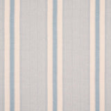 Schumacher Ipala Hand Woven Stripe Sky Fabric