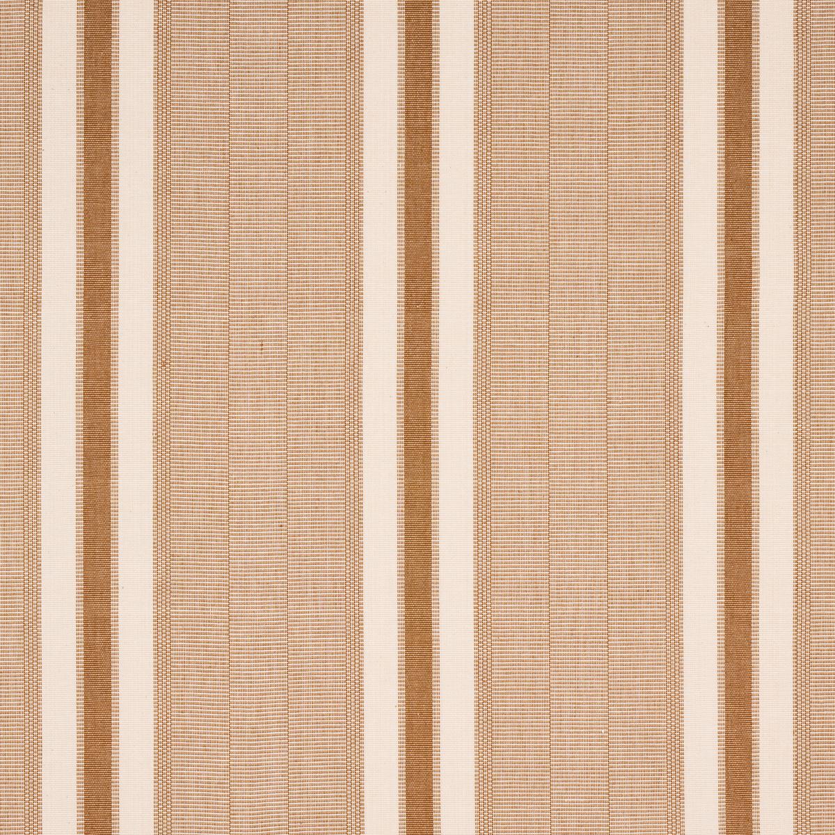 Schumacher Ipala Hand Woven Stripe Carmel Fabric