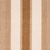 Schumacher Ipala Hand Woven Stripe Carmel Fabric