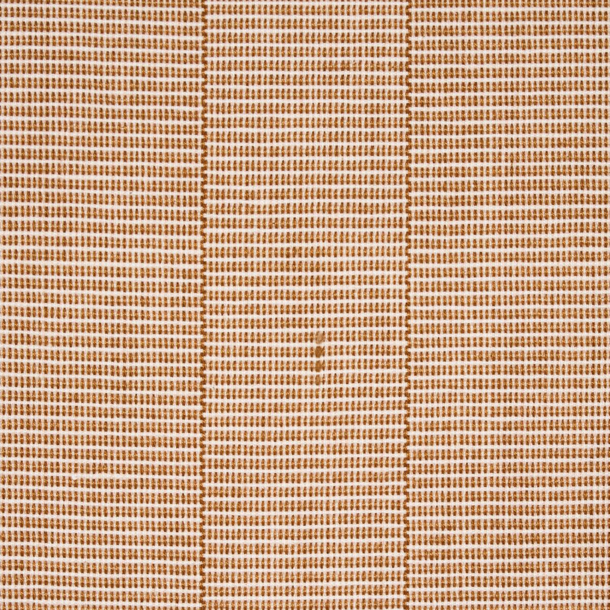 Schumacher Ipala Hand Woven Stripe Carmel Fabric