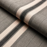 Schumacher Ipala Hand Woven Stripe Pitch Fabric