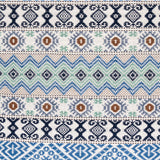 Schumacher Holmul Hand Woven Blue Fabric