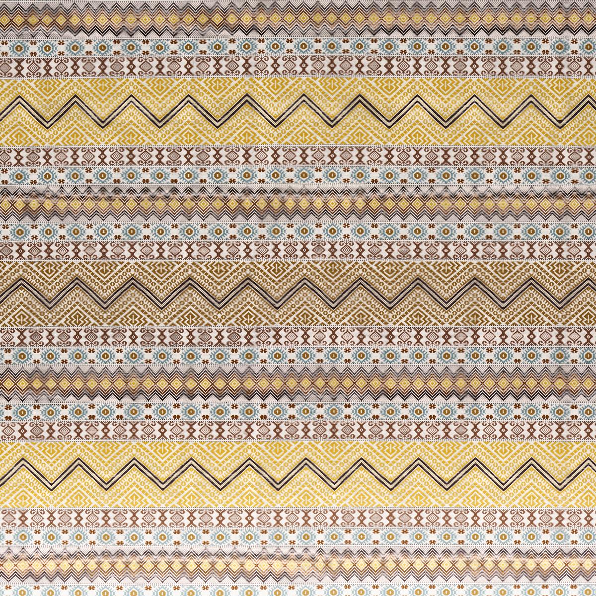 Schumacher Holmul Hand Woven Ochre Fabric