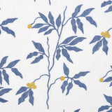 Schumacher Lilla Embroidery Blue Fabric