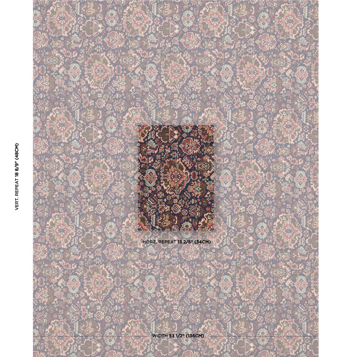 Schumacher Pallay Pingl Multi Fabric