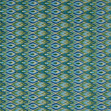 Schumacher Lorikeet Embroidery Peacock Fabric