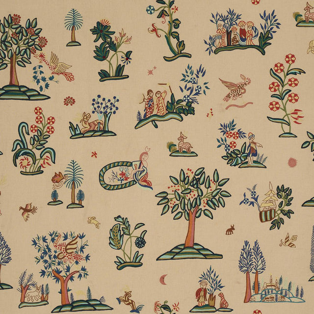Schumacher Garden Fantasie Document Fabric