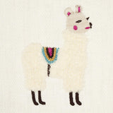 Schumacher Llama Embroidery Multi Fabric