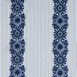 Schumacher Joelle Stripe Blue Fabric