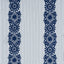 Schumacher Joelle Stripe Blue Fabric