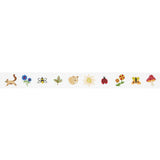 Schumacher Multi On Ivory Tiny Things Embroidered Tape