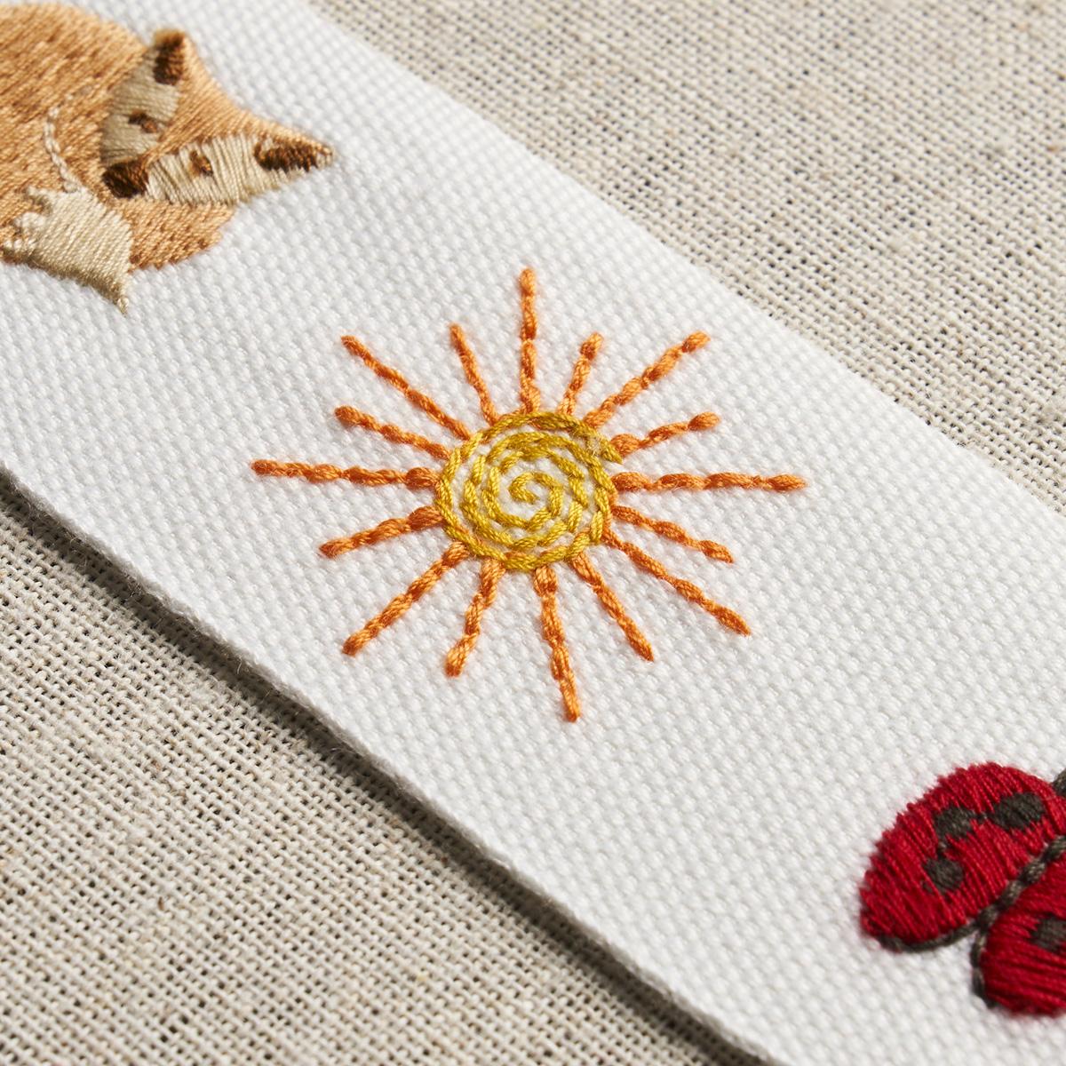 Schumacher Multi On Ivory Tiny Things Embroidered Tape
