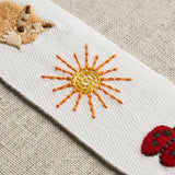 Schumacher Multi On Ivory Tiny Things Embroidered Tape
