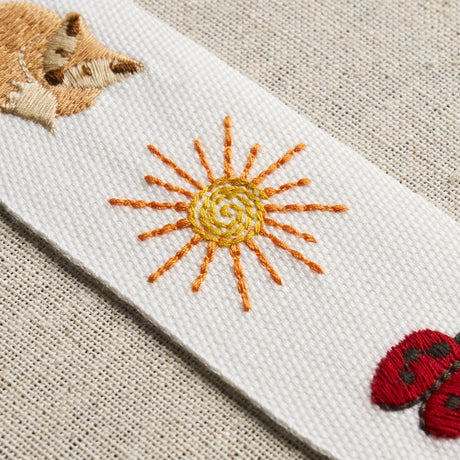 Schumacher Multi On Ivory Tiny Things Embroidered Tape