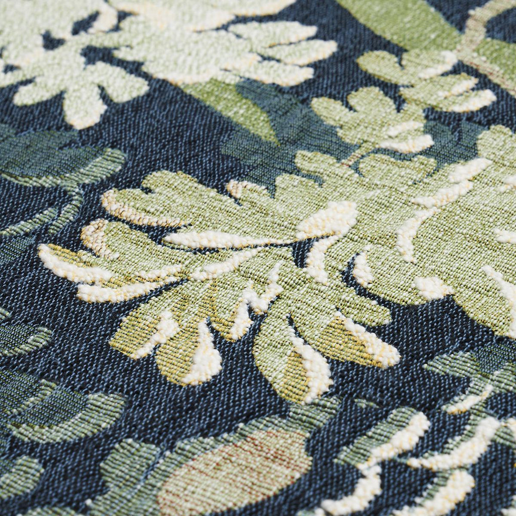Schumacher Verdure Tapestry Peacock Fabric