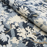 Schumacher Verdure Tapestry Blue Fabric