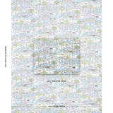 Schumacher Las Colinas Scenic Tapestry Blue Fabric