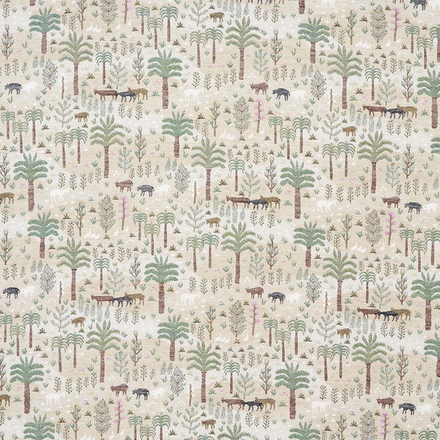 Schumacher Las Colinas Scenic Tapestry Natural Fabric