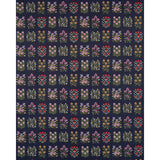 Schumacher Annika Floral Tapestry Multi On Navy Fabric