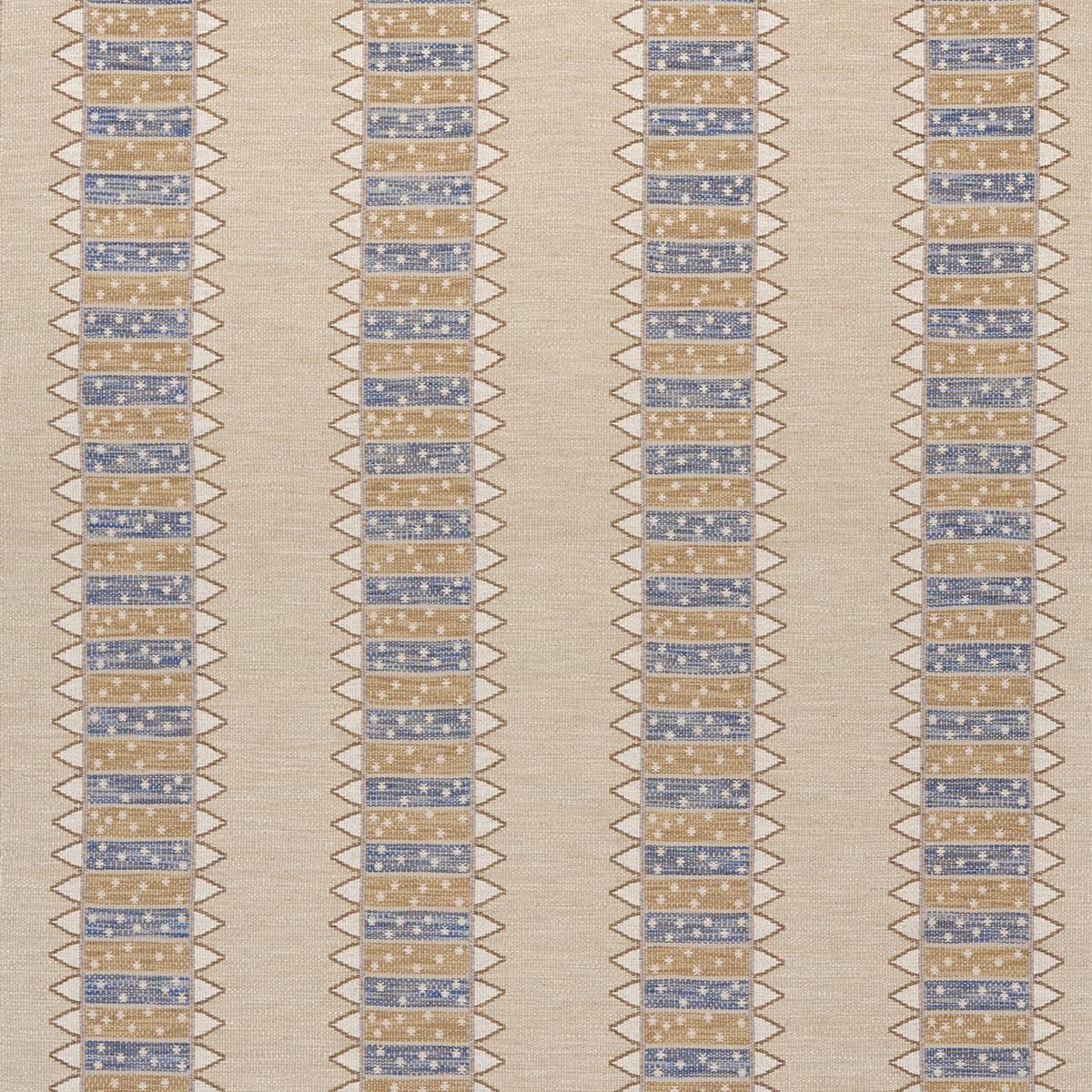 Schumacher Noor Kilim Stripe Ochre Fabric