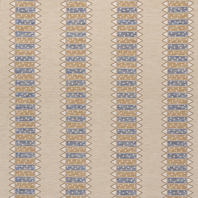 Schumacher Noor Kilim Stripe Ochre Fabric