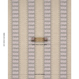 Schumacher Noor Kilim Stripe Aubergine Fabric