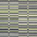 Schumacher Tierra Stripe Green & Blue Fabric