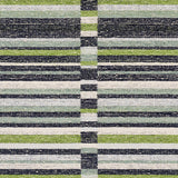 Schumacher Tierra Stripe Green & Blue Fabric