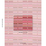 Schumacher Tierra Stripe Berry Fabric