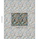 Schumacher Bizantino Quilted Weave Peacock Fabric